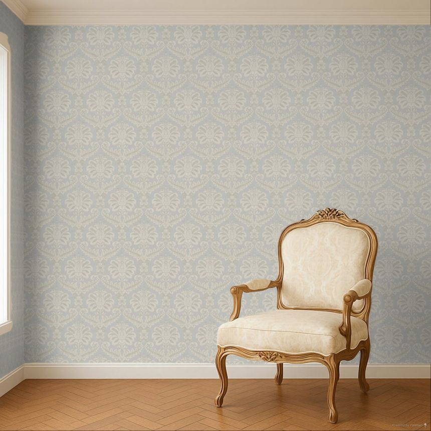 Wallpaper, grey-beige, baroque pattern, 35923, Ornamenta, Parato by Cristiana Masi