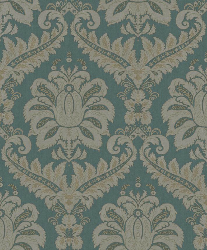 Wallpaper, green, baroque, 35925, Ornamenta, Parato by Cristiana Masi