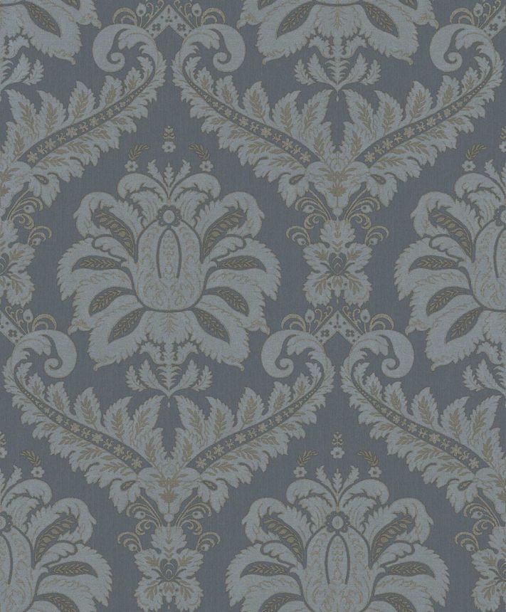 Wallpaper, blue, baroque, 35926, Ornamenta, Parato by Cristiana Masi