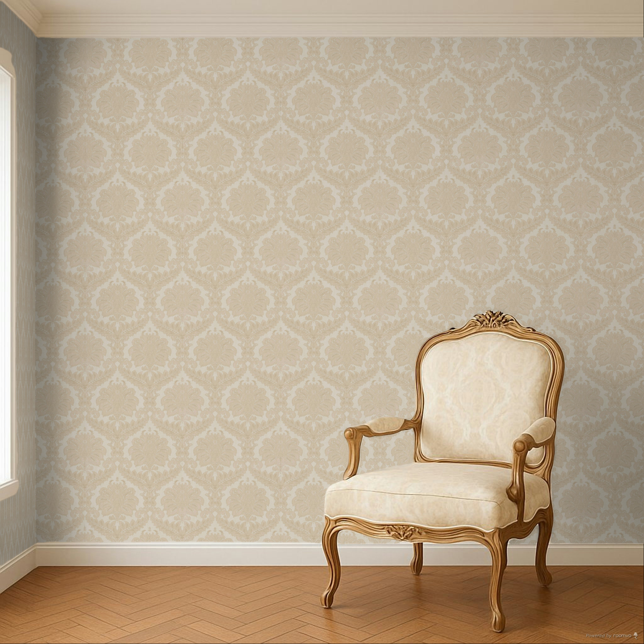Wallpaper, beige, baroque, 35934, Ornamenta, Parato by Cristiana Masi