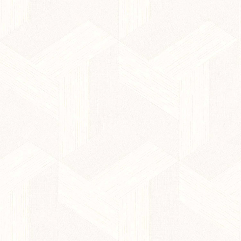 Non-woven wallpaper, geometric, cream, 27500, Sintesi, Cristiana Masi by Parato