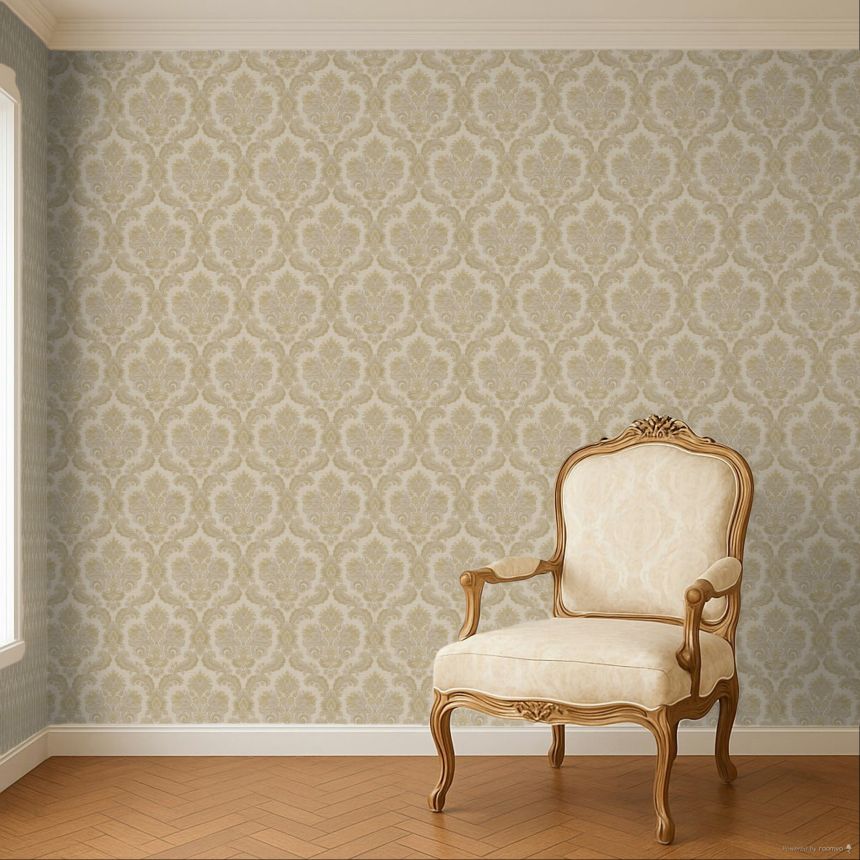 Wallpaper, beige, baroque, 35942, Ornamenta, Parato by Cristiana Masi