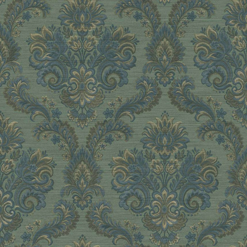 Wallpaper, green, baroque, 35945, Ornamenta, Parato by Cristiana Masi
