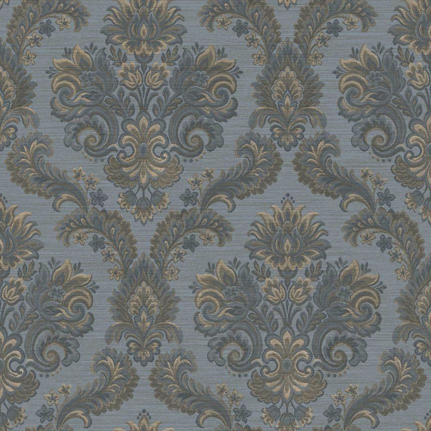 Wallpaper, blue, baroque, 35946, Ornamenta, Parato by Cristiana Masi