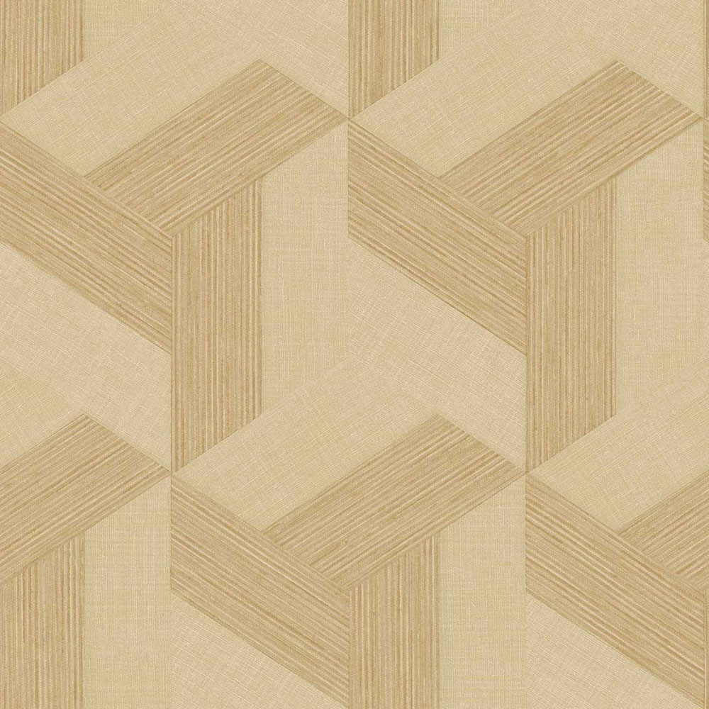 Non-woven wallpaper, geometric, beige, 27503, Sintesi, Cristiana Masi by Parato