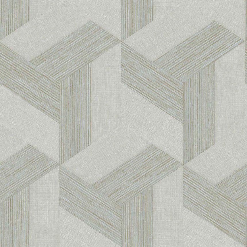 Non-woven wallpaper, geometric, grey, 27506, Sintesi, Cristiana Masi by Parato
