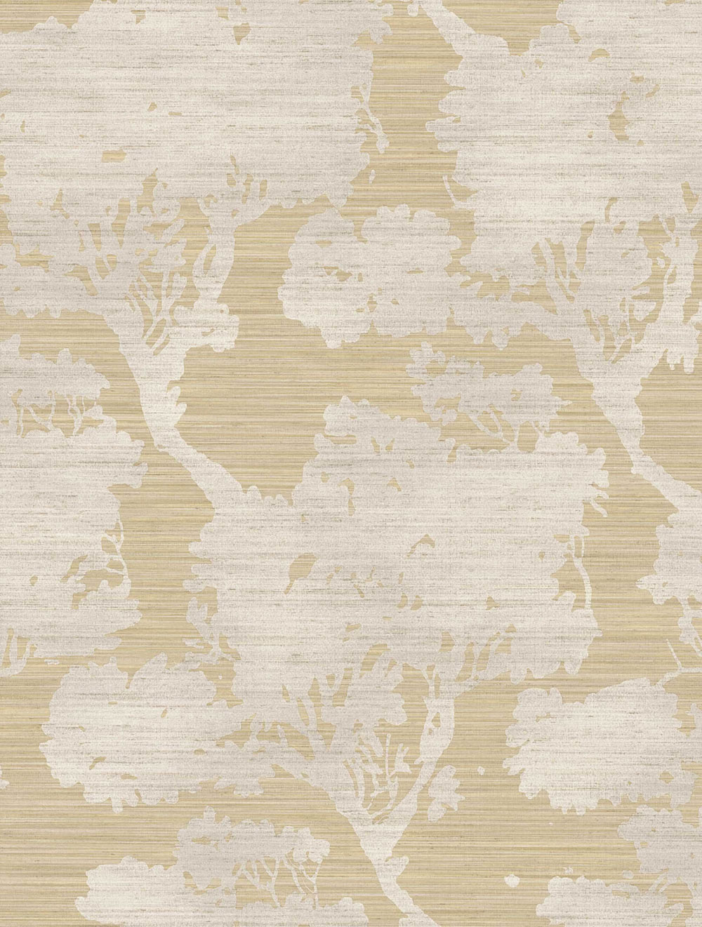 Wallpaper, ochre-beige, trees, 35952, Ornamenta, Parato by Cristiana Masi