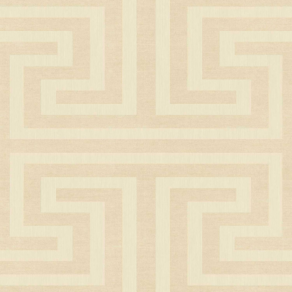 Non-woven wallpaper, geometric, beige, 27512, Sintesi, Cristiana Masi by Parato