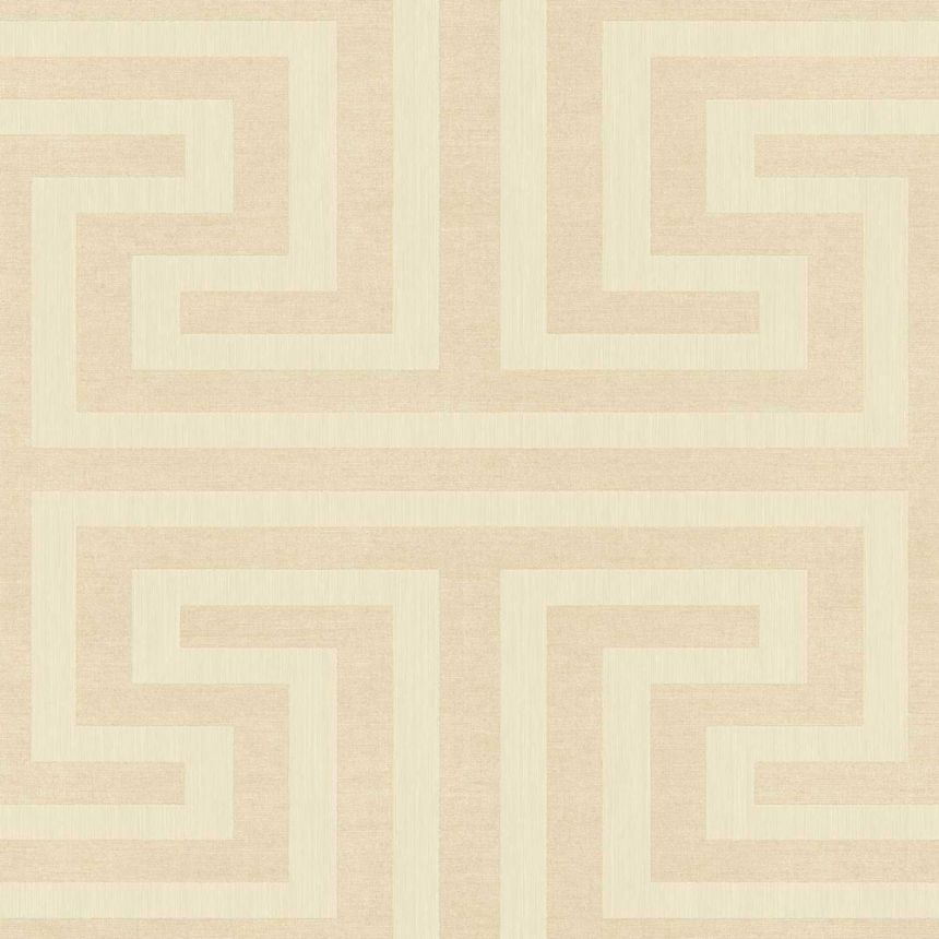 Non-woven wallpaper, geometric, beige, 27512, Sintesi, Cristiana Masi by Parato