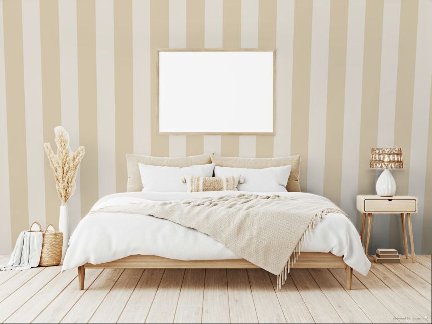 Wallpaper, beige, stripes, 35962, Ornamenta, Parato by Cristiana Masi