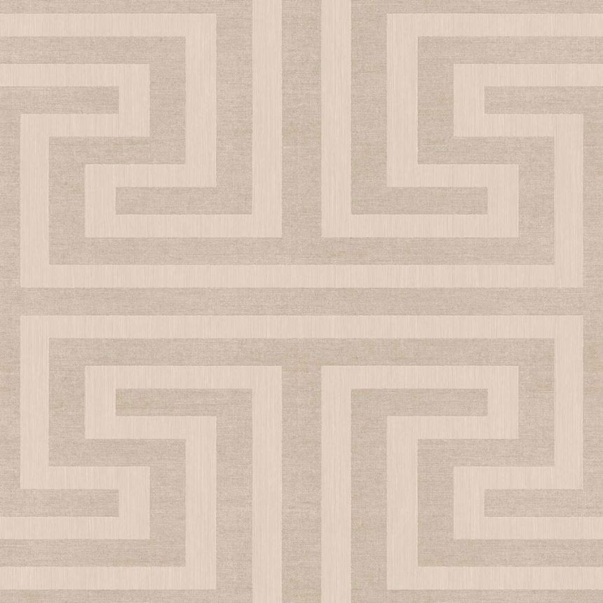 Non-woven wallpaper, geometric, grey-beige, 27514, Sintesi, Cristiana Masi by Parato