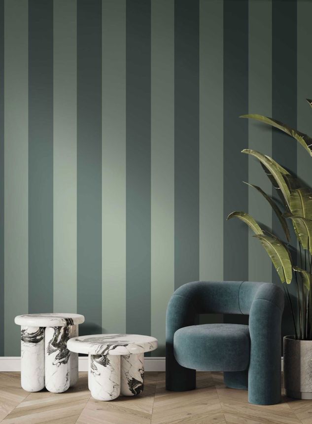 Wallpaper, green, stripes, 35965, Ornamenta, Parato by Cristiana Masi