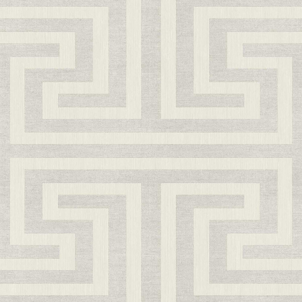 Non-woven wallpaper, geometric, grey-cream, 27516, Sintesi, Cristiana Masi by Parato