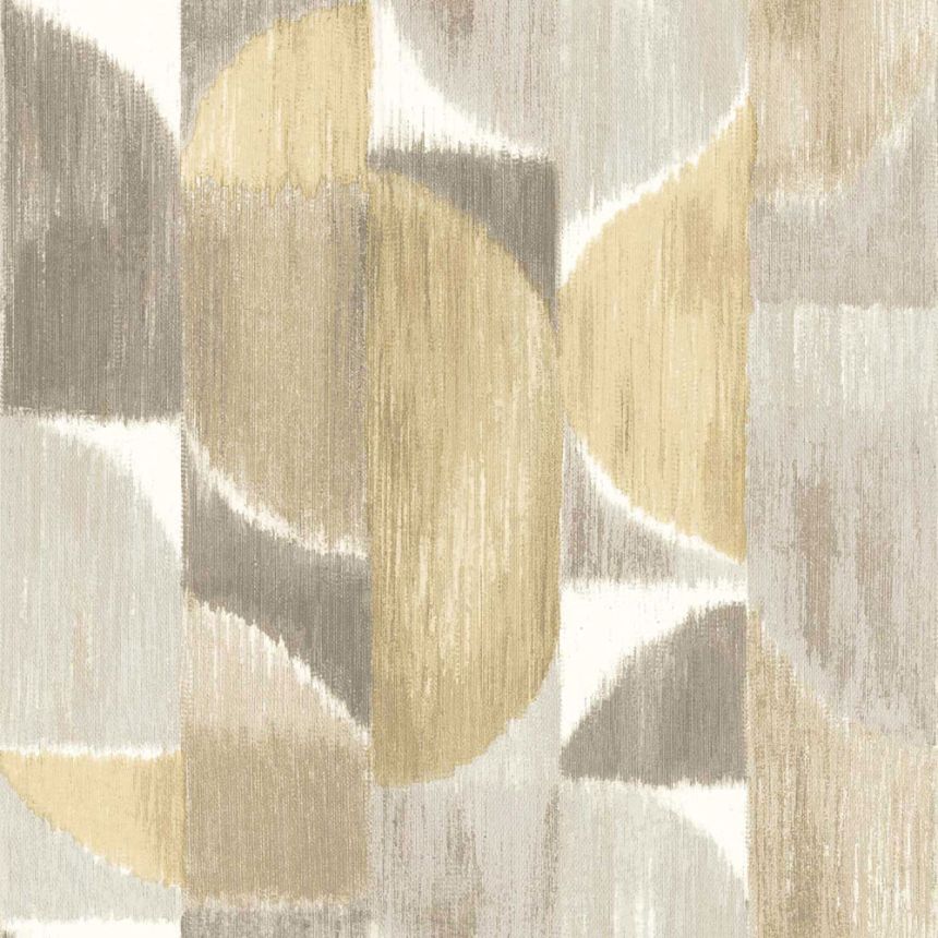 Non-woven wallpaper, graphic, brown-beige, 27523, Sintesi, Cristiana Masi by Parato