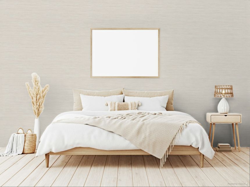 Wallpaper, cream-beige, fabric imitation, 35970, Ornamenta, Parato by Cristiana Masi