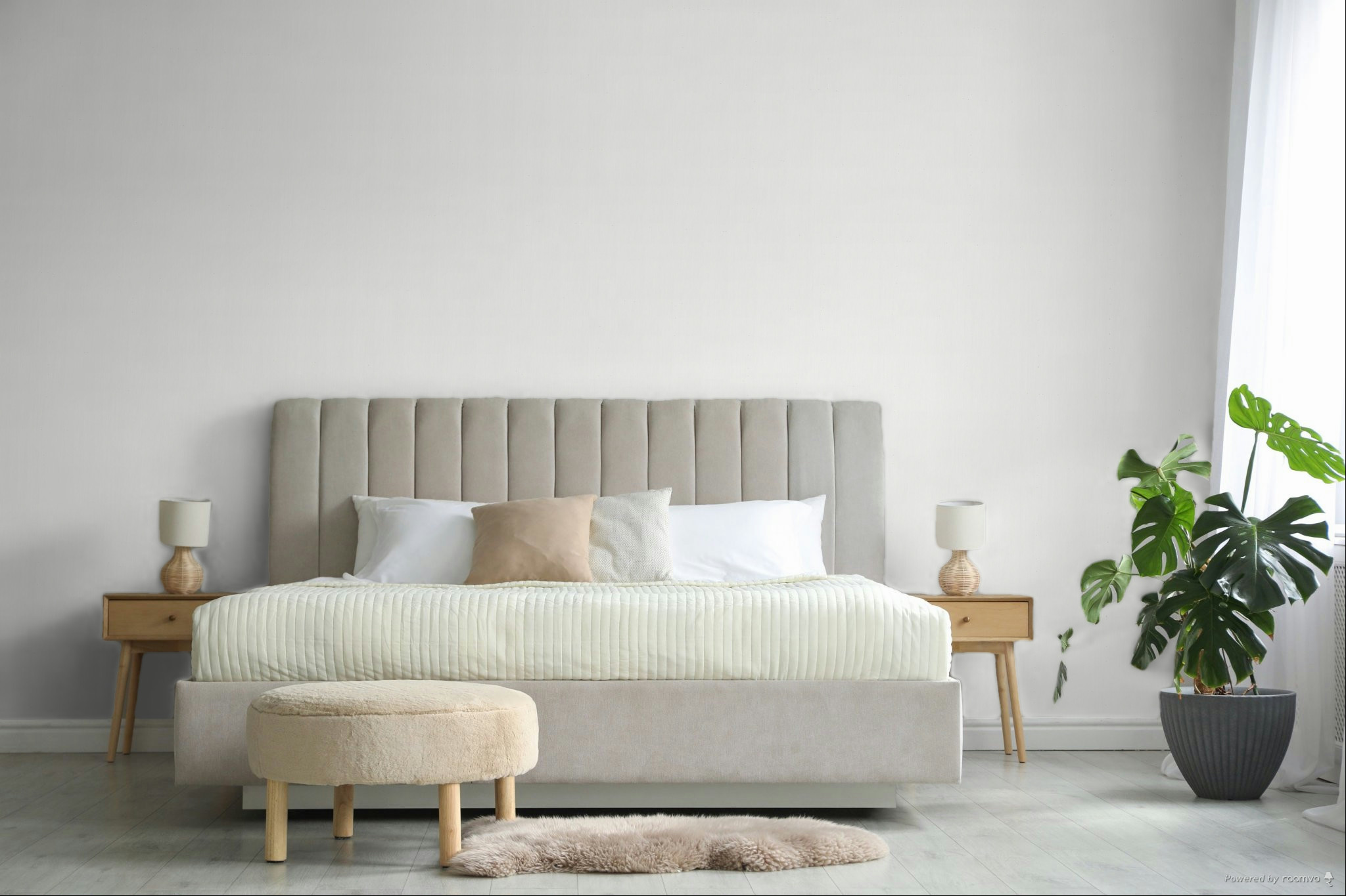 Wallpaper, white-cream, fabric imitation, 35980, Ornamenta, Parato by Cristiana Masi