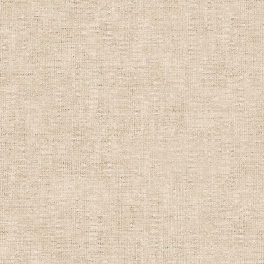 Non-woven wallpaper, fabric imitation, grey-beige, 27587, Sintesi, Cristiana Masi by Parato