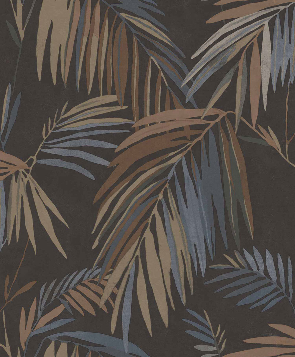 Wallpaper, black, leaves, 32407, Vitalis, Parato by Cristiana Masi