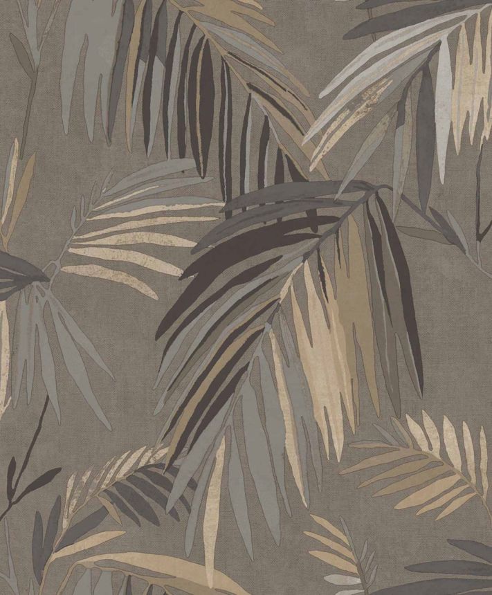 Wallpaper, grey, leaves, 32409, Vitalis, Parato by Cristiana Masi