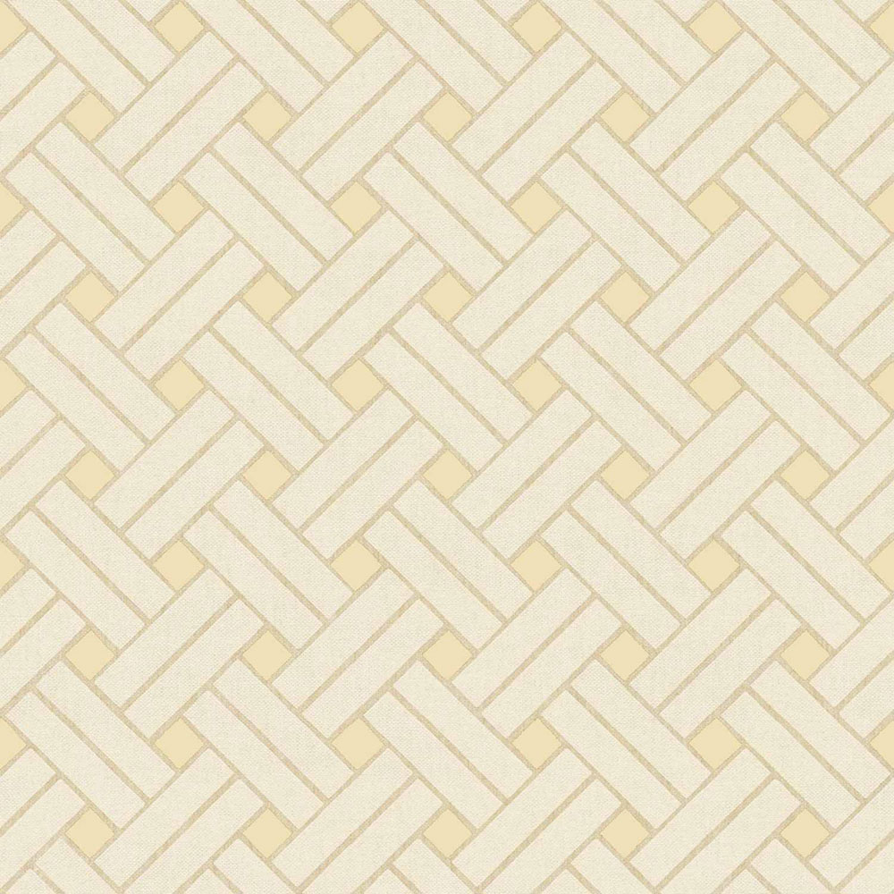 Geometric wallpaper, beige, 32422, Vitalis, Parato by Cristiana Masi