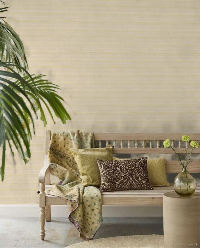 Wallpaper, beige, stripes, 32432, Vitalis, Parato by Cristiana Masi