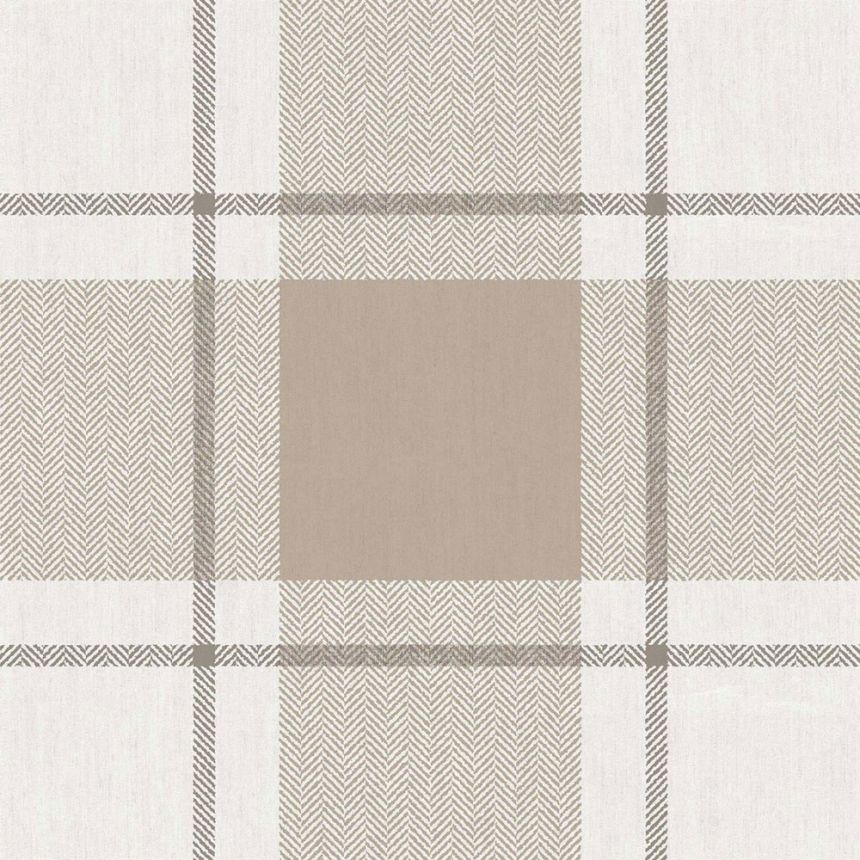 Wallpaper, grey-beige, fabric imitation, 38401, Top Stripes, Parato by Cristiana Masi