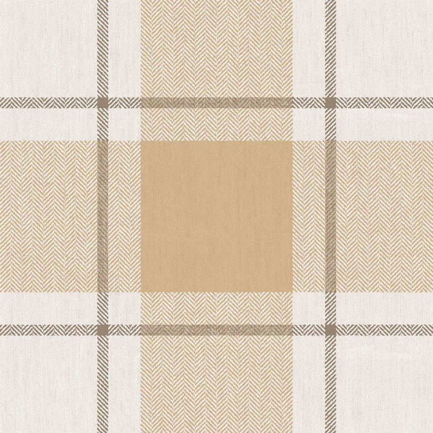 Wallpaper, brown-beige, fabric imitation, 38403, Top Stripes, Parato by Cristiana Masi