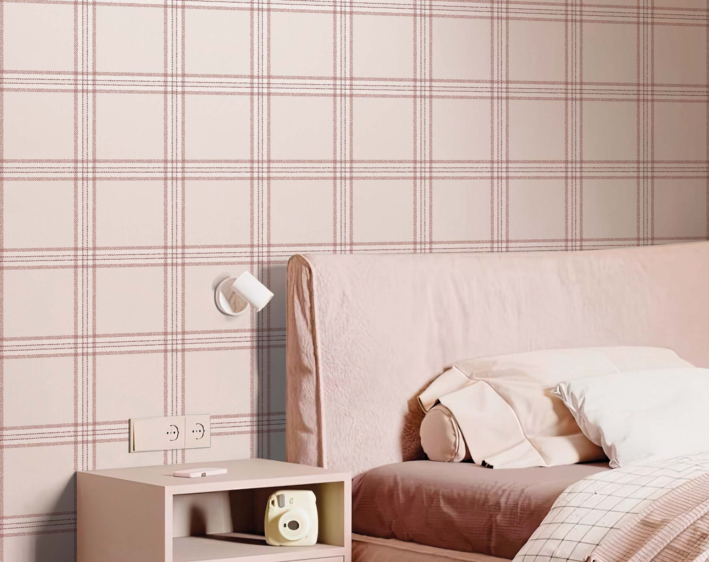 Wallpaper, pink, fabric imitation, 38414, Top Stripes, Parato by Cristiana Masi