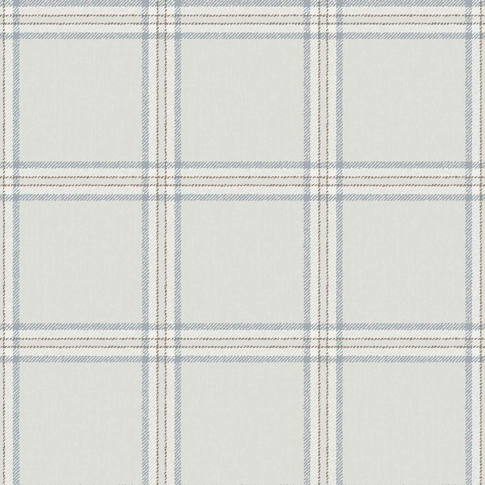 Wallpaper, grey-blue, fabric imitation, 38415, Top Stripes, Parato by Cristiana Masi