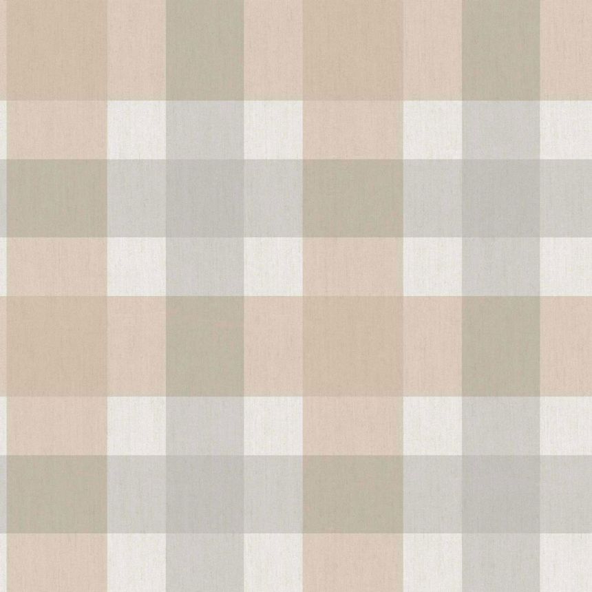 Wallpaper, beige-blue, fabric imitation, 38423, Top Stripes, Parato by Cristiana Masi