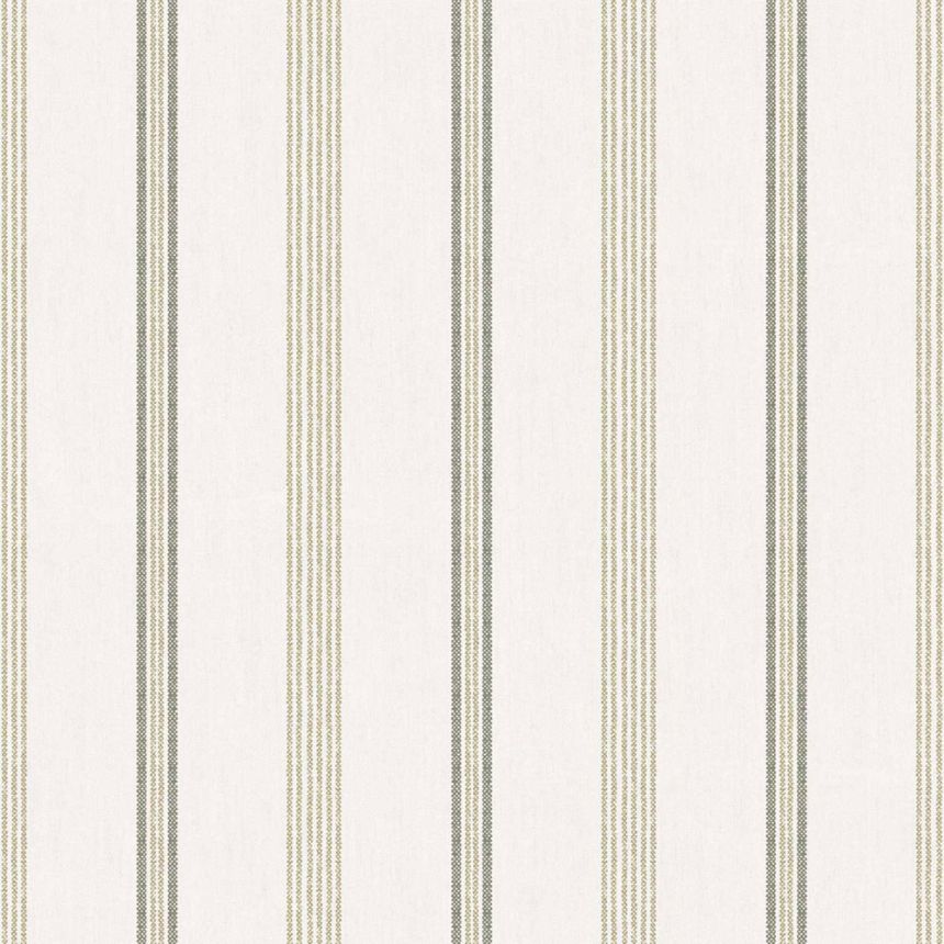 Wallpaper, green, fabric imitation, stripes, 38427, Top Stripes, Parato by Cristiana Masi