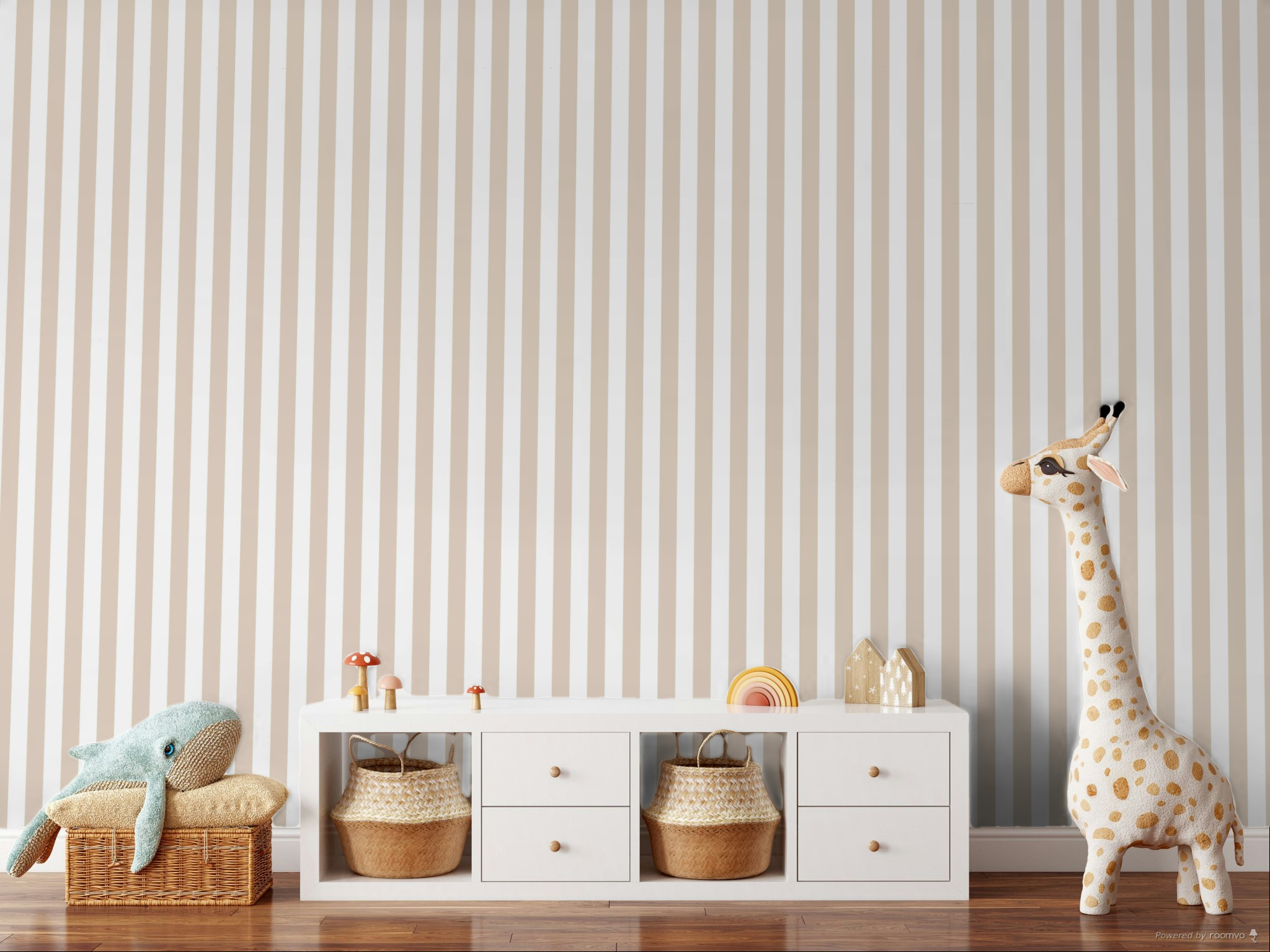 Wallpaper, beige, stripes, 38442, Top Stripes, Parato by Cristiana Masi