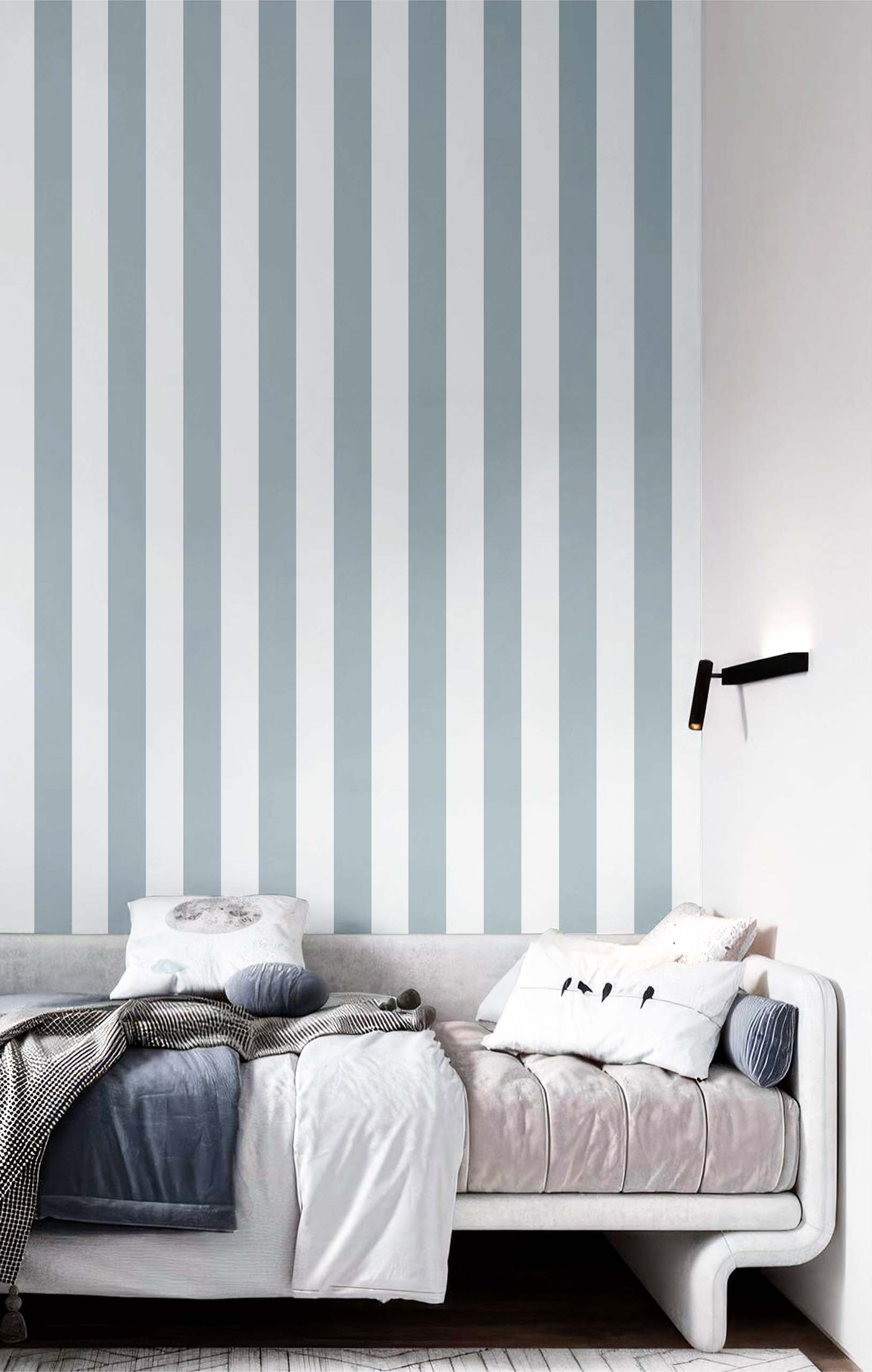 Wallpaper, blue, stripes, 38446, Top Stripes, Parato by Cristiana Masi