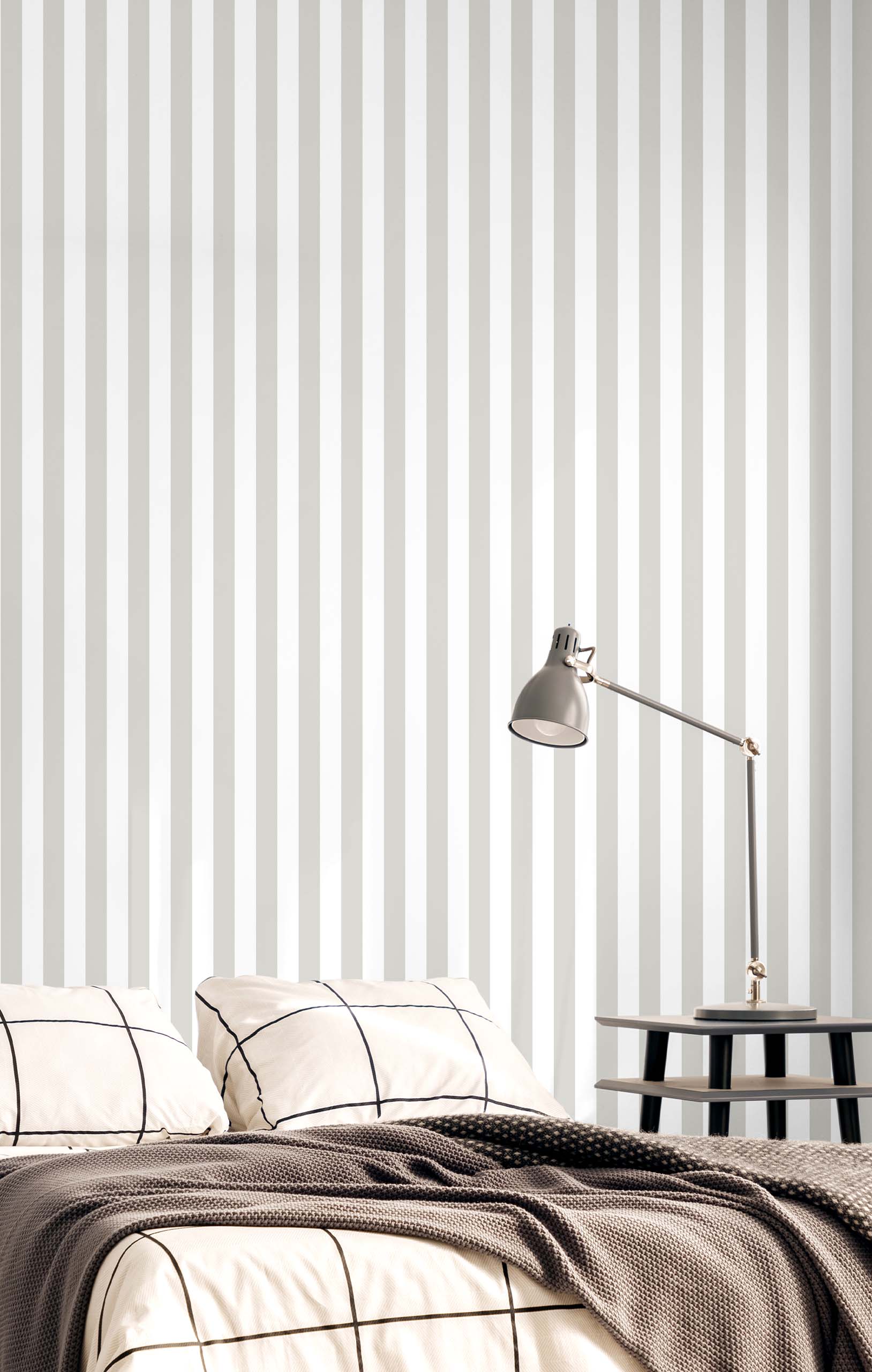 Wallpaper, grey, stripes, 38451, Top Stripes, Parato by Cristiana Masi