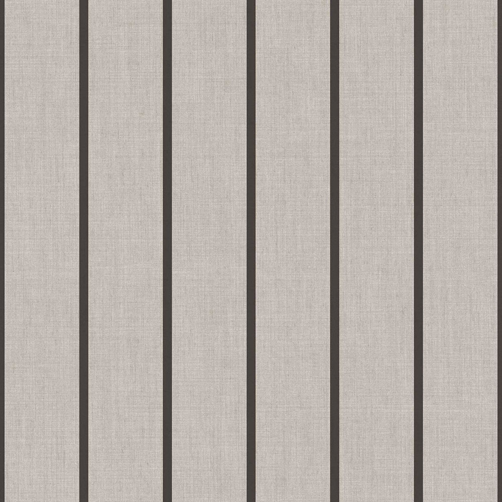 Wallpaper, grey-black, fabric imitation, stripes, 38462, Top Stripes, Parato by Cristiana Masi