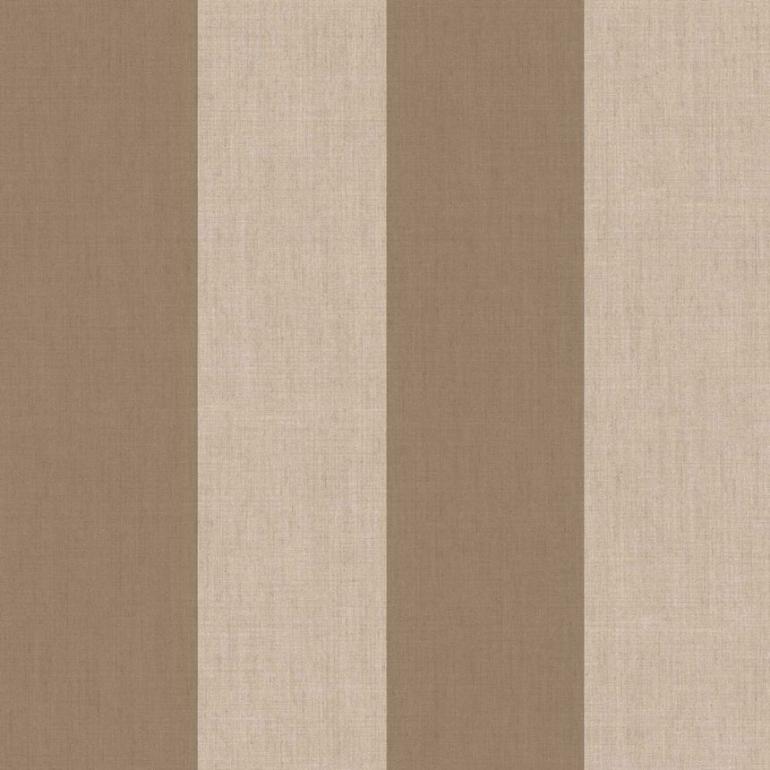 Wallpaper, brown, fabric imitation, stripes, 38479, Top Stripes, Parato by Cristiana Masi
