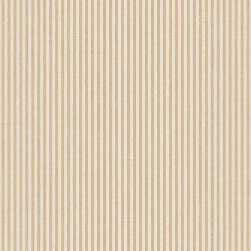 Wallpaper, brown-beige, fabric imitation, stripes, 38483, Top Stripes, Parato by Cristiana Masi