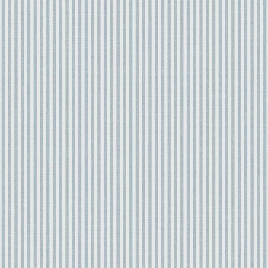 Wallpaper, grey-blue, fabric imitation, stripes, 38486, Top Stripes, Parato by Cristiana Masi