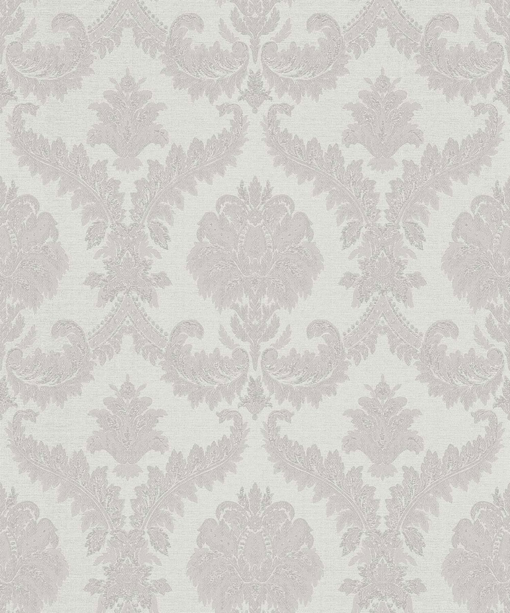 Non-woven wallpaper, grey-silver, baroque pattern,  23601, The Best Classic & Elegant, Cristiana Masi by Parato