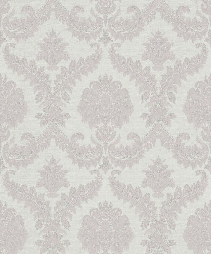 Non-woven wallpaper, grey-silver, baroque pattern,  23601, The Best Classic & Elegant, Cristiana Masi by Parato