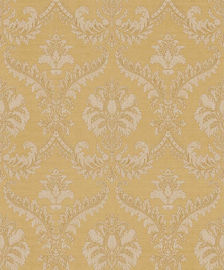 Non-woven wallpaper, gold-beige, baroque pattern, 23602, The Best Classic & Elegant, Cristiana Masi by Parato