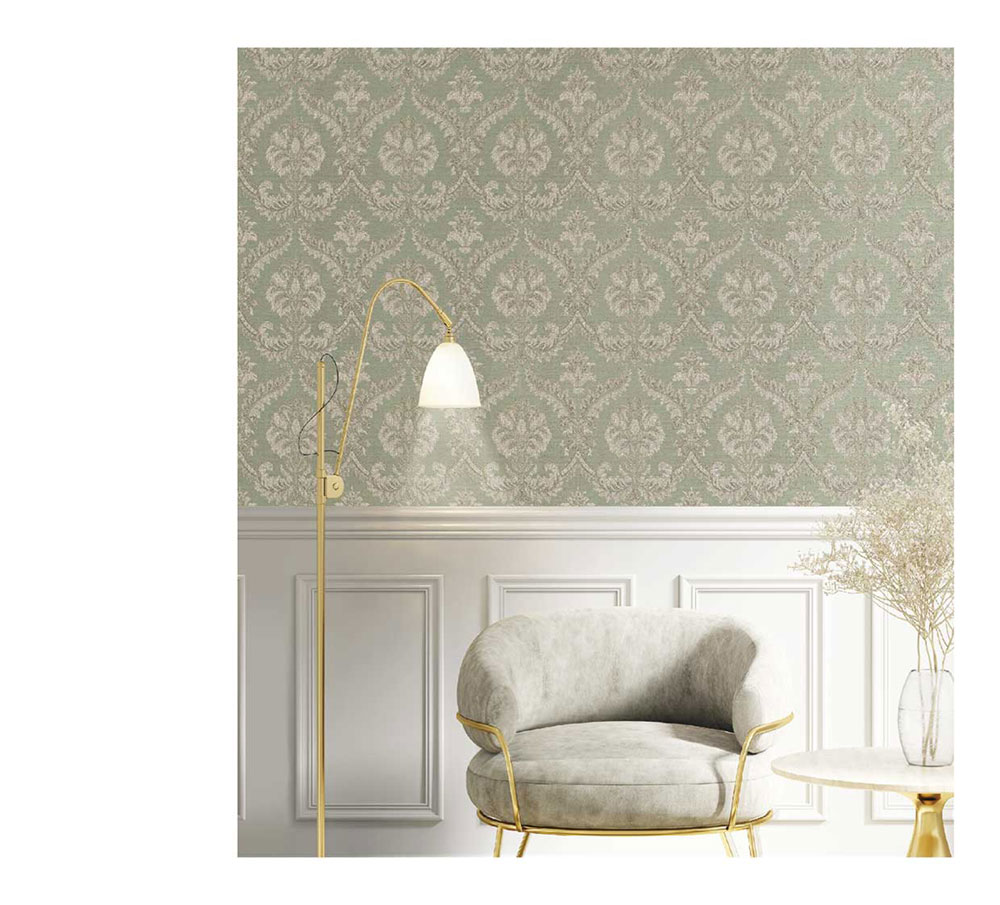 Non-woven wallpaper, brown-beige, baroque pattern, 23603, The Best Classic & Elegant, Cristiana Masi by Parato