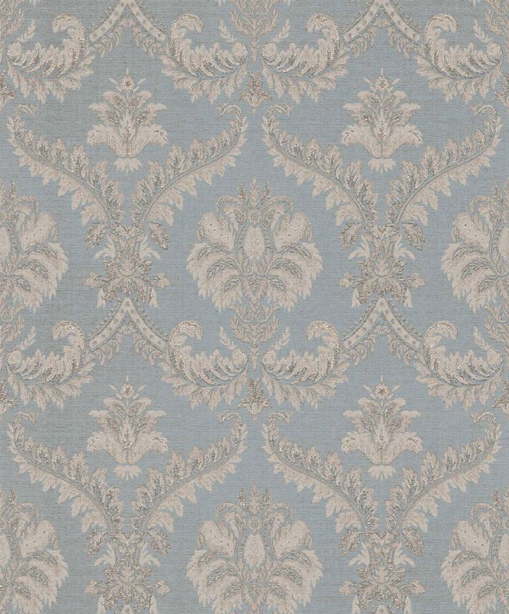 Non-woven wallpaper, grey-beige, baroque pattern, 23606, The Best Classic & Elegant, Cristiana Masi by Parato