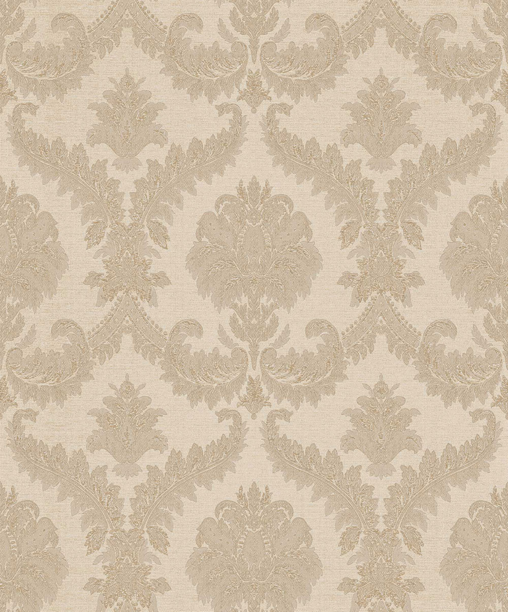 Non-woven wallpaper, brown, baroque pattern, 25722, The Best Classic & Elegant, Cristiana Masi by Parato