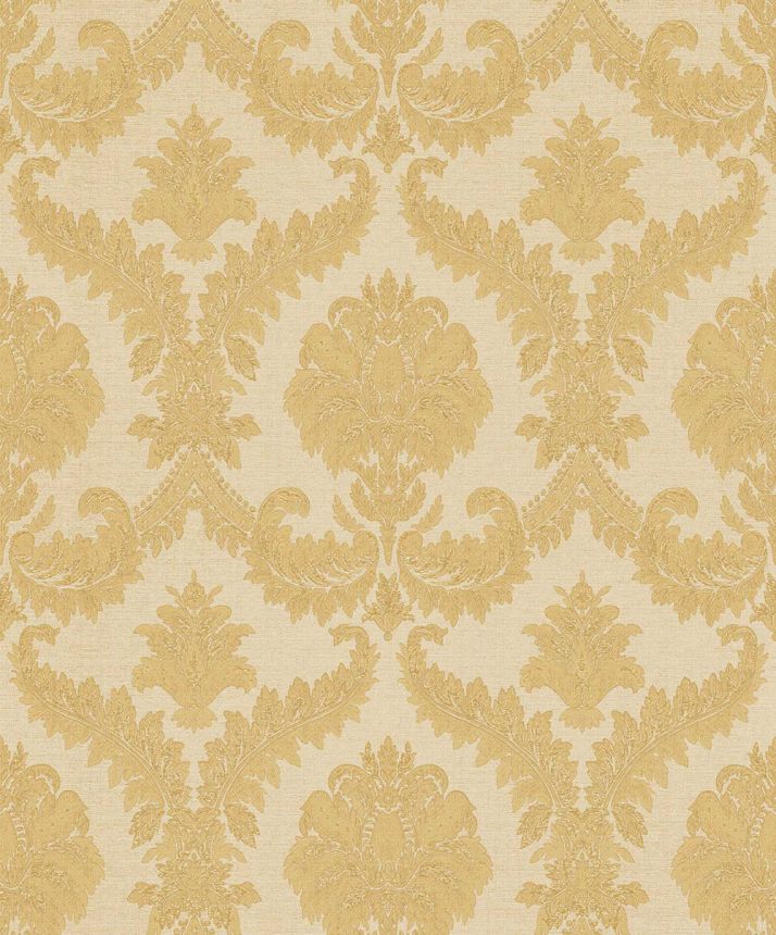 Non-woven wallpaper, gold-beige, baroque pattern, 25723, The Best Classic & Elegant, Cristiana Masi by Parato
