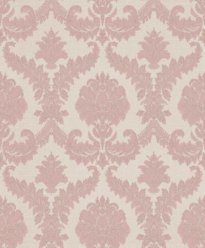 Non-woven wallpaper, beige-pink, baroque pattern, 25724, The Best Classic & Elegant, Cristiana Masi by Parato
