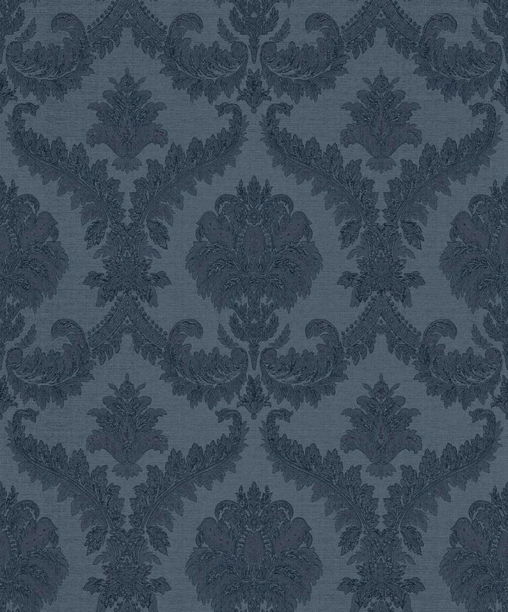 Non-woven wallpaper, blue, baroque pattern, 25727, The Best Classic & Elegant, Cristiana Masi by Parato