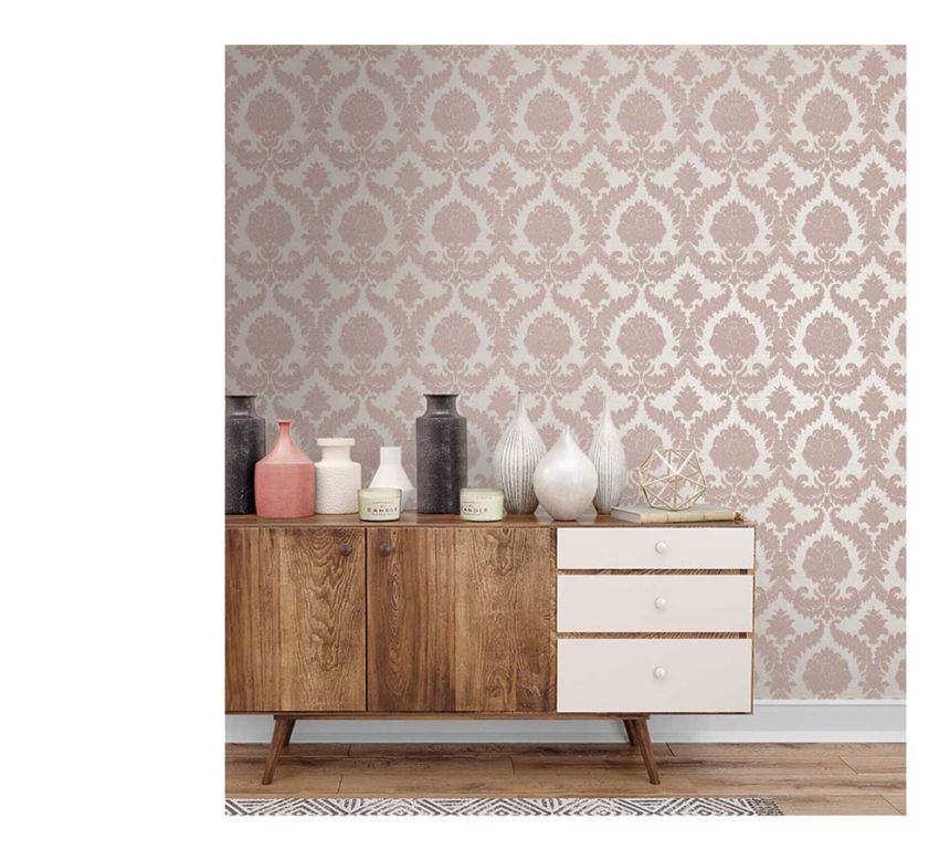 Non-woven wallpaper, blue, baroque pattern, 25727, The Best Classic & Elegant, Cristiana Masi by Parato