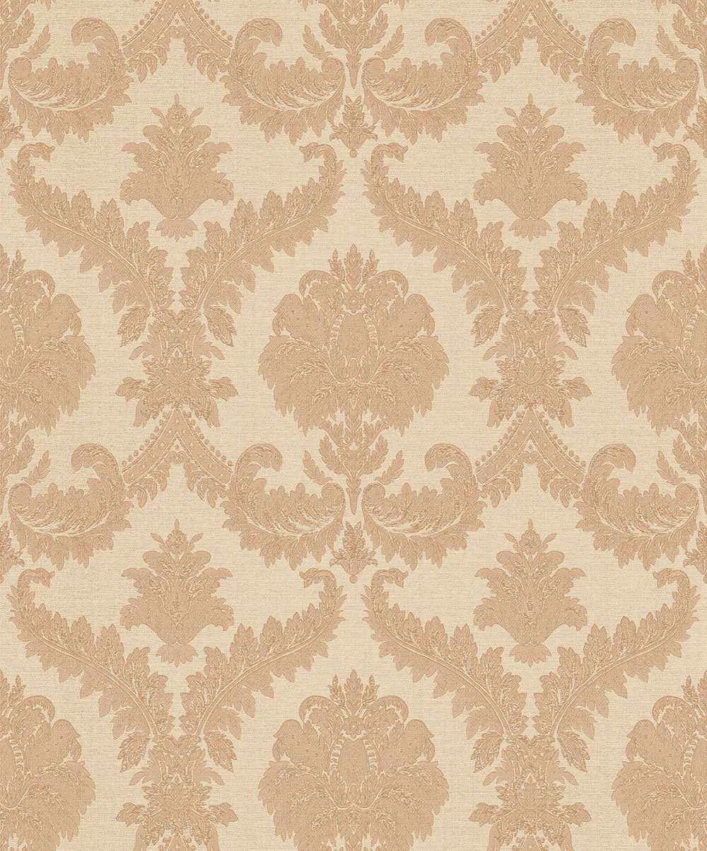 Non-woven wallpaper, brown, baroque pattern, 25728, The Best Classic & Elegant, Cristiana Masi by Parato
