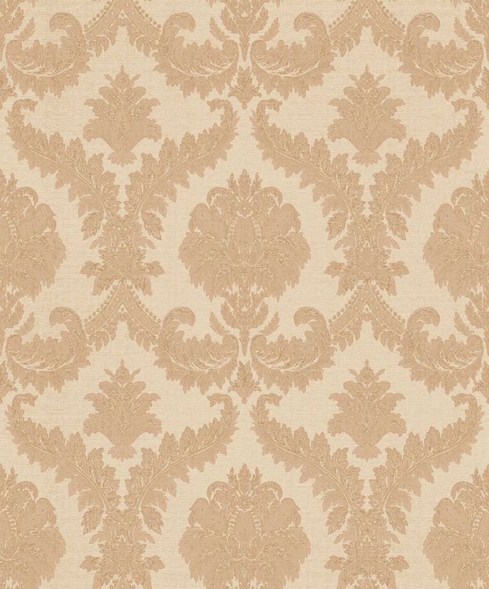 Non-woven wallpaper, brown, baroque pattern, 25728, The Best Classic & Elegant, Cristiana Masi by Parato